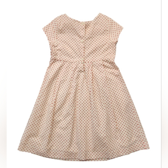 Oshkosh Dress Pink and White Polka Dot Girls 100% Cotton Dress - Picture 4 of 7